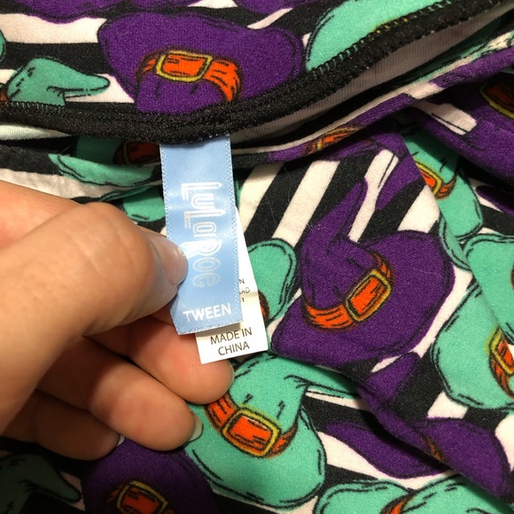 LuLaRoe Halloween Tween leggings - Picture 2 of 2